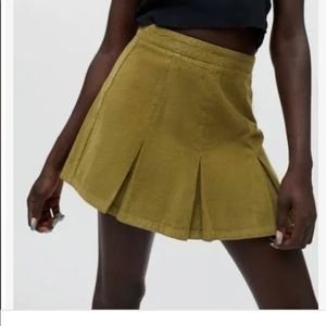 Urban Outfitters BDG pleated corduroy skirt